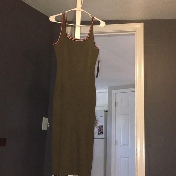 Forest green summer dress - Picture 1 of 2
